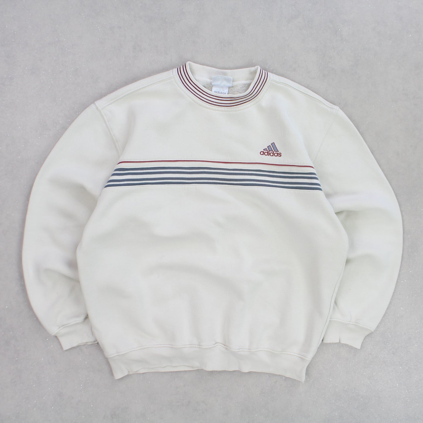 Copy of RARE Vintage 1990s Adidas Sweatshirt Cream - (S)