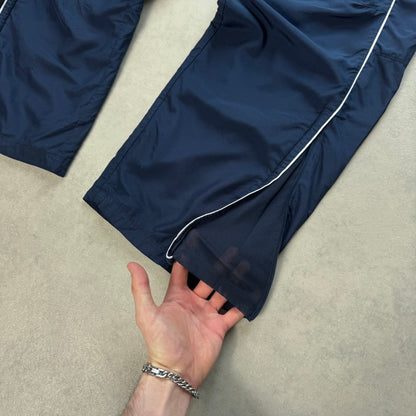 RARE 2000s Super Baggy Nike Trackpants Navy - (L)