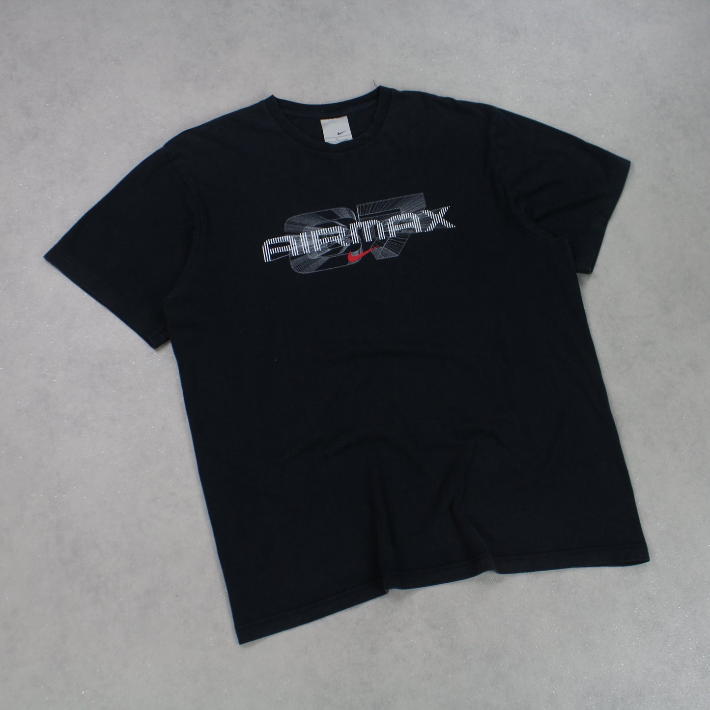 RARE 90s Nike Air Max T-Shirt Black - (L)