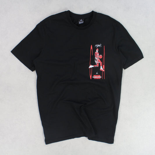RARE 90s Nike Jordan T-Shirt Black - (L)