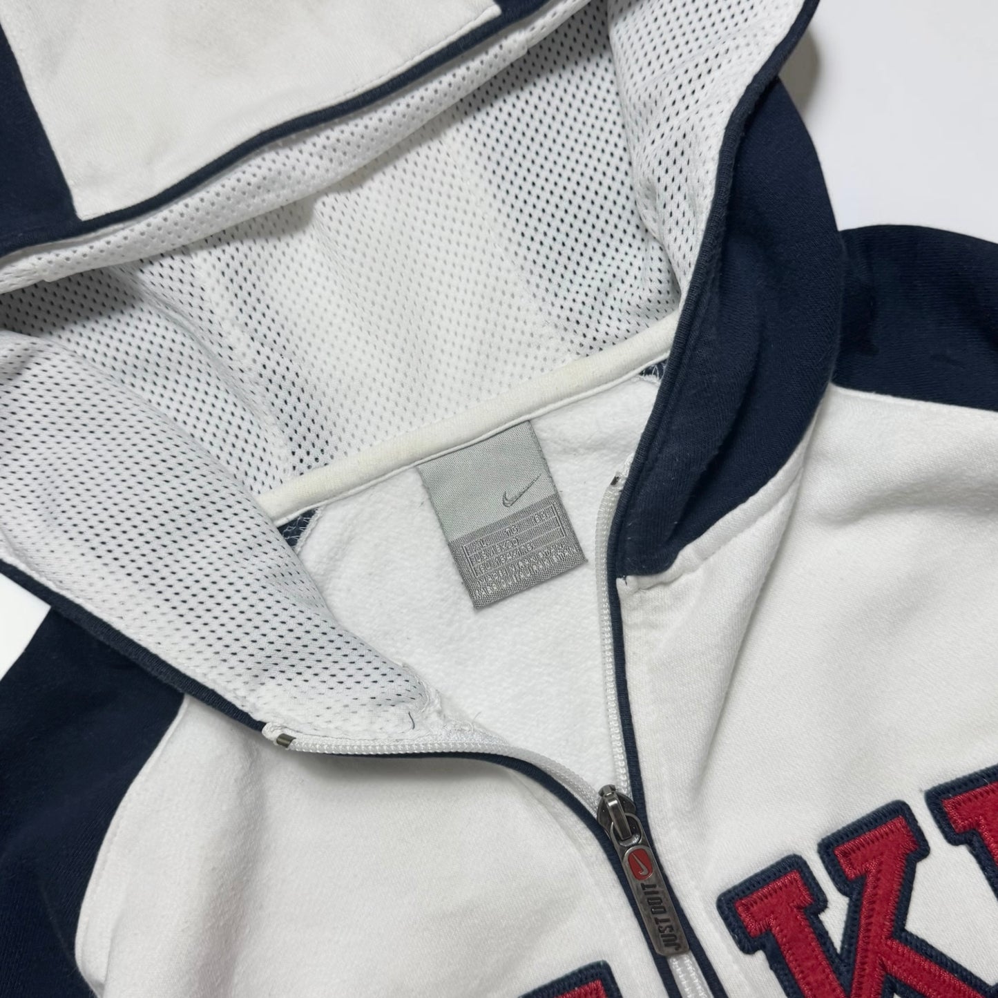 SUPER RARE 2000s Nike Hoodie White - (S)
