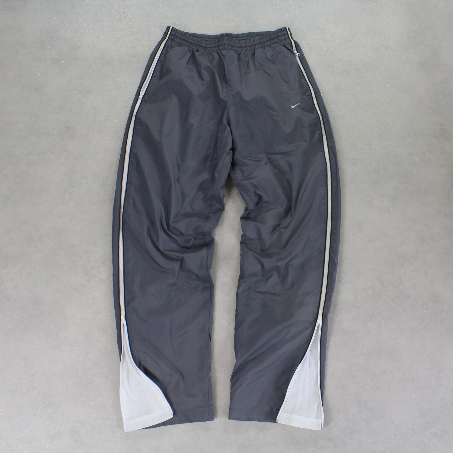 RARE 2000s Nike Trackpants Grey - (M)