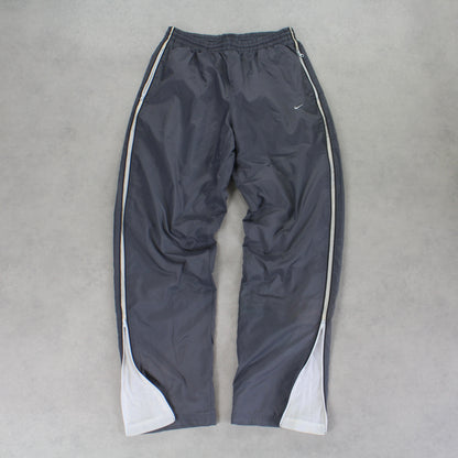 RARE 2000s Nike Trackpants Grey - (M)