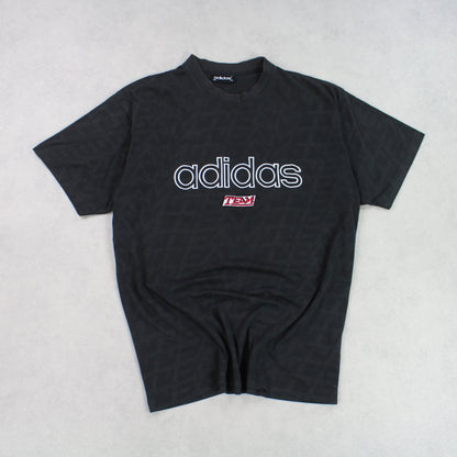 RARE Vintage 1990s Adidas T-Shirt Black - (M)