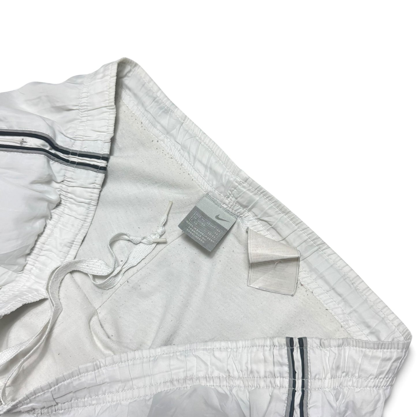 SUPER RARE 2000s Baggy Nike Trackpants White *PREMIUM* - (XL)