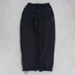 RARE Vintage 00s Nike Trackpants Black - (S)