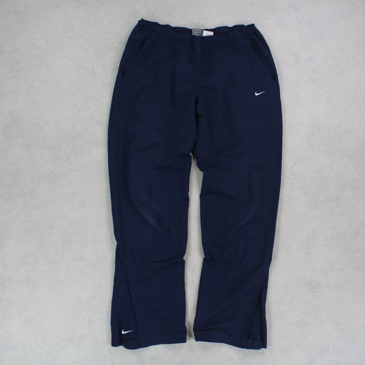 RARE 00s Nike Trackpants Navy - (L)