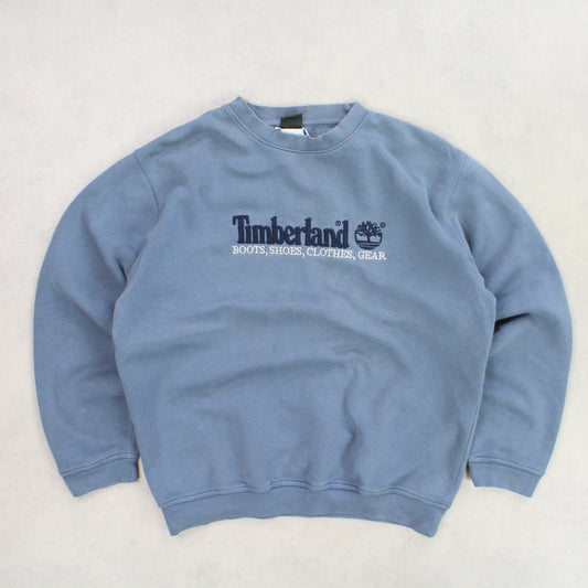 RARE Vintage 1990s Timberland Sweatshirt Blue - (M)
