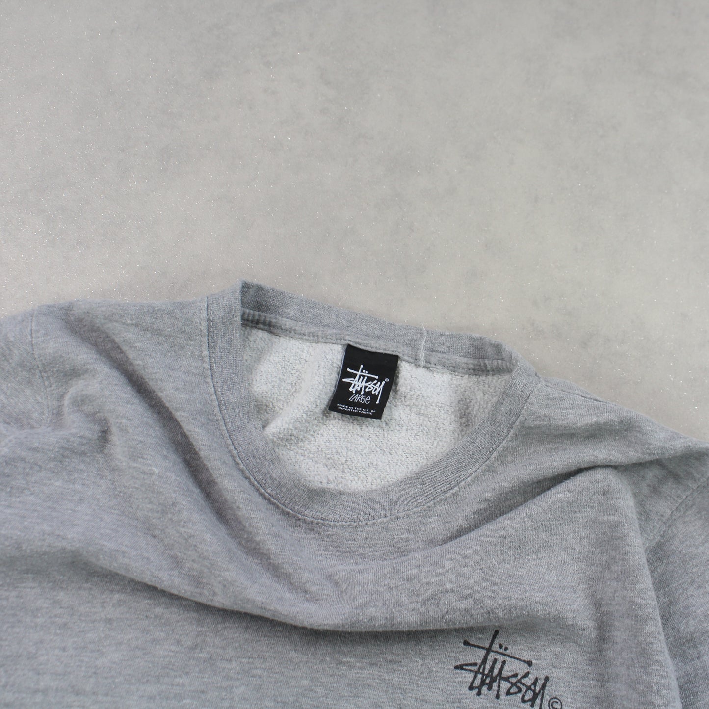 RARE Stüssy 00s Sweatshirt Grey - (L)