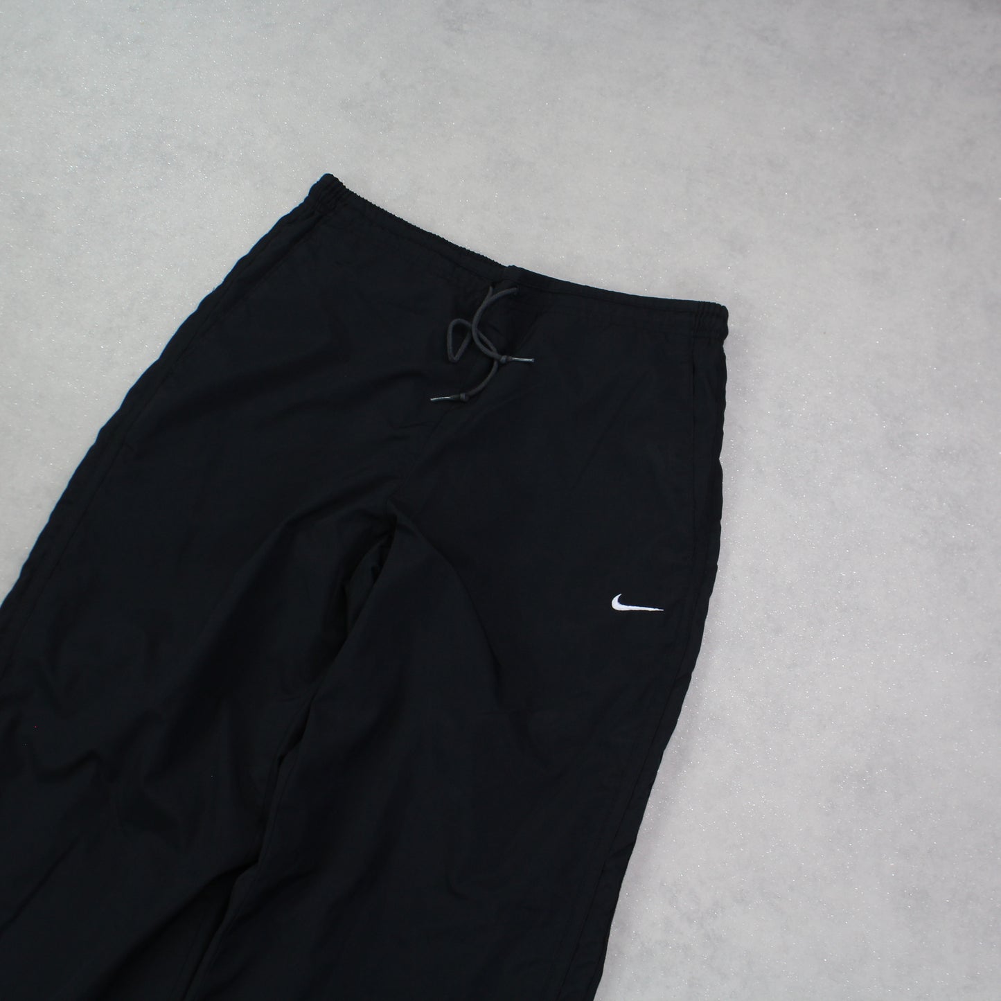 RARE 00s Nike Trackpants Black - (XS)