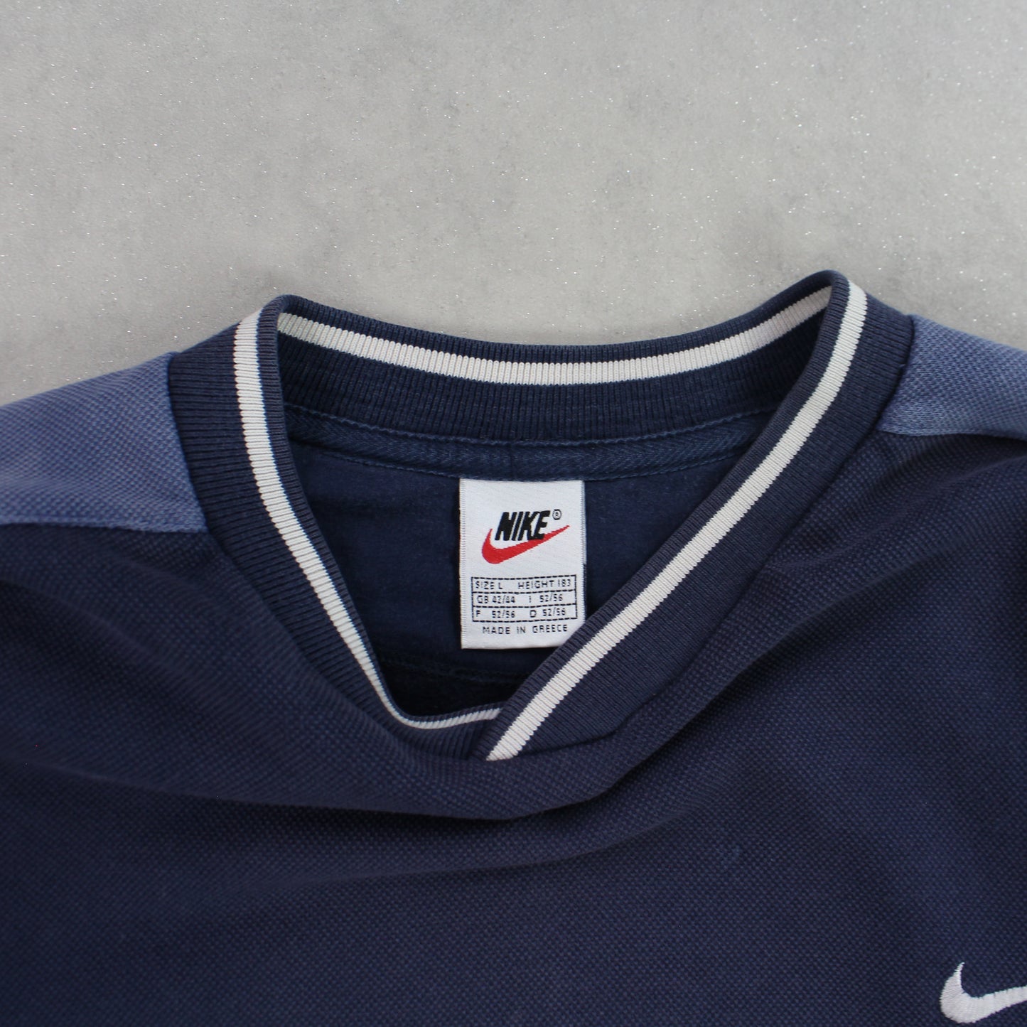 RARE 90s Nike Sweatshirt Navy - (L)