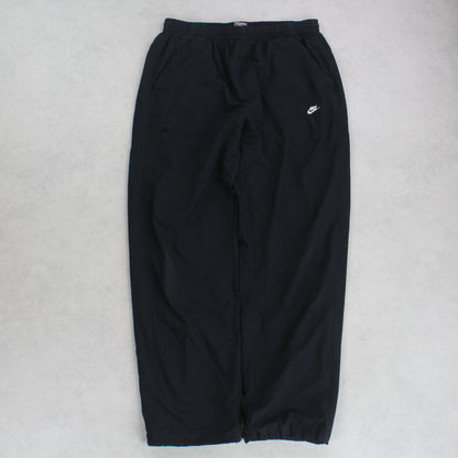 RARE Vintage 00s Nike Trackpants Black - (L)