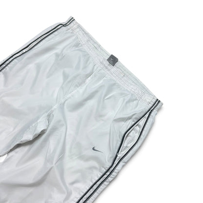 SUPER RARE 2000s Baggy Nike Trackpants White *PREMIUM* - (XL)