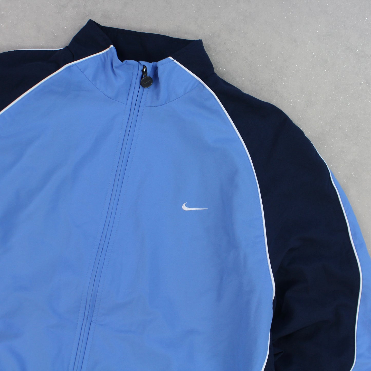 RARE 00s Nike Track Jacket Blue - (M)