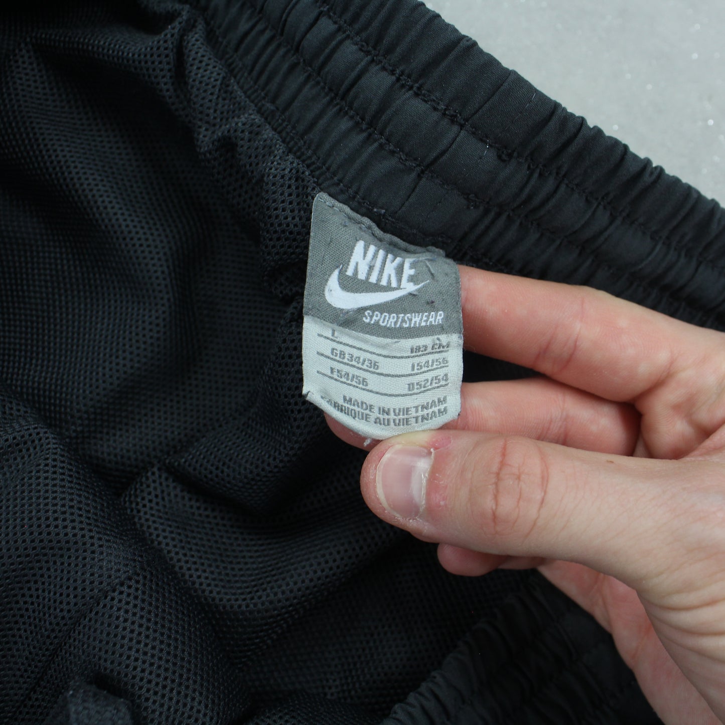 RARE 2000s Nike Trackpants Grey - (L)