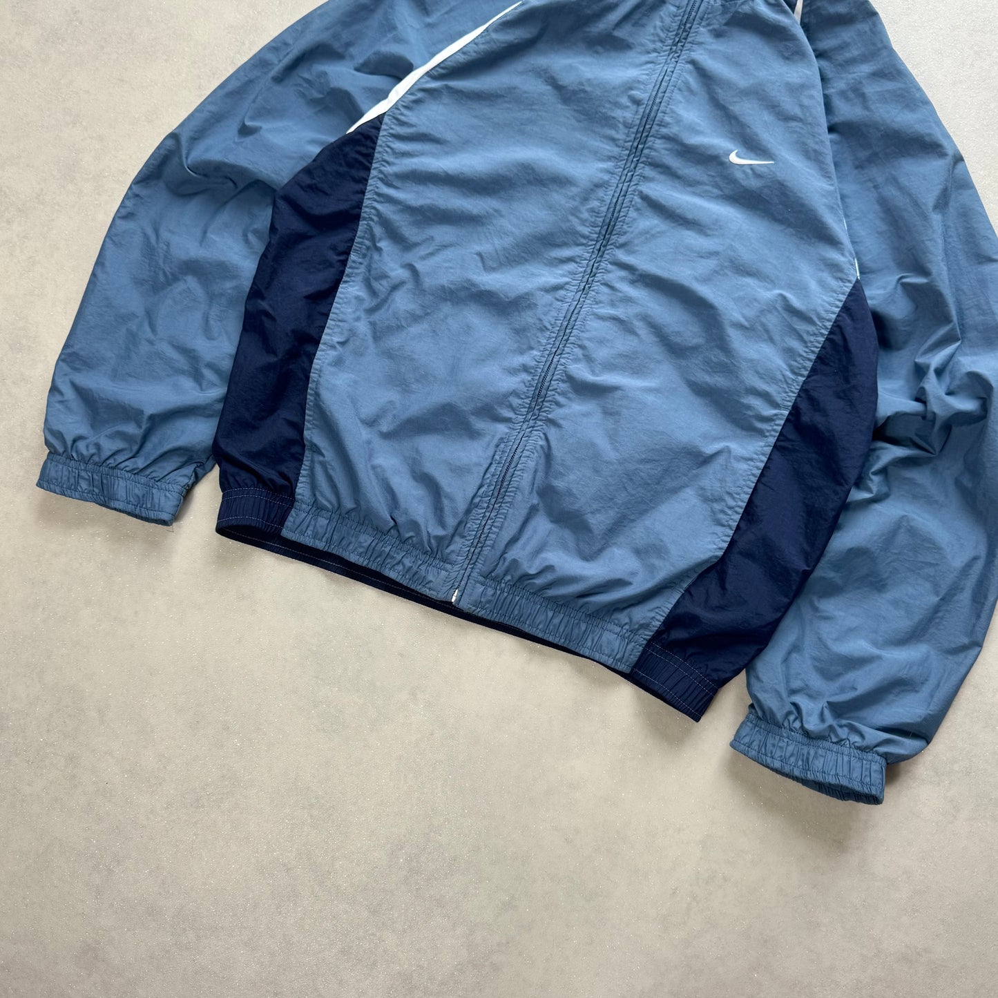 RARE 2000s Nike Track Jacket Blue - (S)
