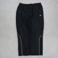 RARE Vintage 00s Nike Trackpants Black - (L)