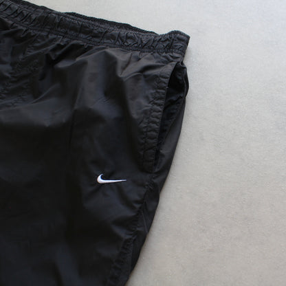 RARE 2000s Baggy Nike Trackpants Black - (L)