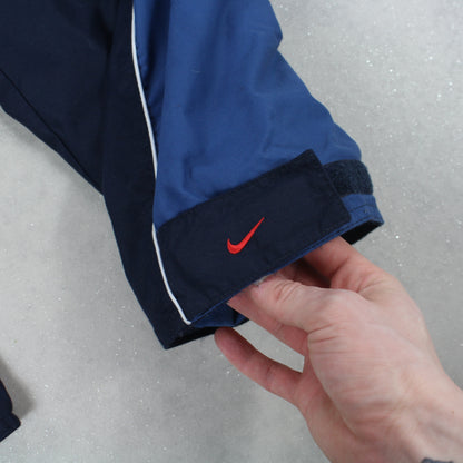 SUPER RARE 00s Nike Trackpants Navy - (S)