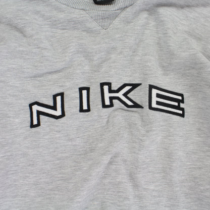 RARE 1990s Heavyweight Nike Sweatshirt Grey - (L)