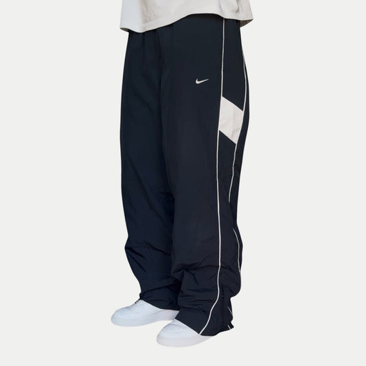 RARE 2000s Baggy Nike Trackpants Navy - (XL)