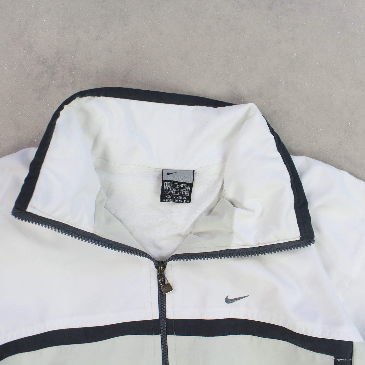 RARE 00s Nike Track Jacket White - (M)