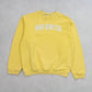 RARE 90s Nike Spell Out Sweatshirt Yellow - (S)