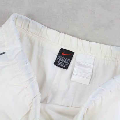 RARE 90s Nike Trackpants Cream - (L)