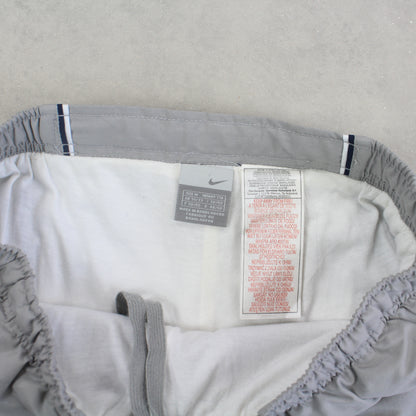 Vintage 00s Baggy Nike Trackpants Grey - (M)