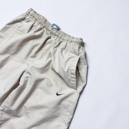 SUPER RARE 2000s Nike Trackpants Cream *PREMIUM* - (S)