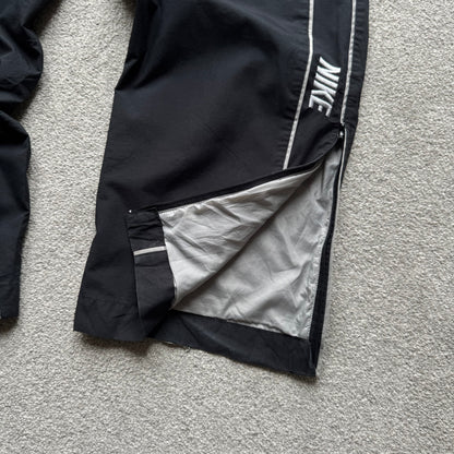 SUPER RARE 2000s Nike Trackpants Black - (L)