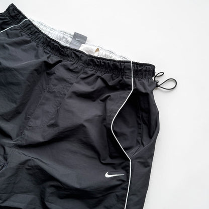 SUPER RARE 2000s Baggy Nike Trackpants Black *PREMIUM* - (L)