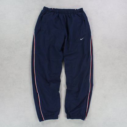 RARE 00s Nike Trackpants Navy - (M)