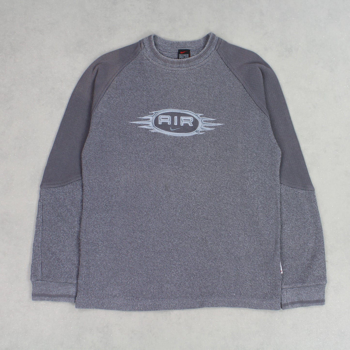 RARE Vintage 1990s Nike Air Sweatshirt Grey - (S)