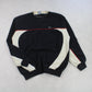 SUPER RARE Vintage 00s Nike Swoosh Sweatshirt Black - (XL)