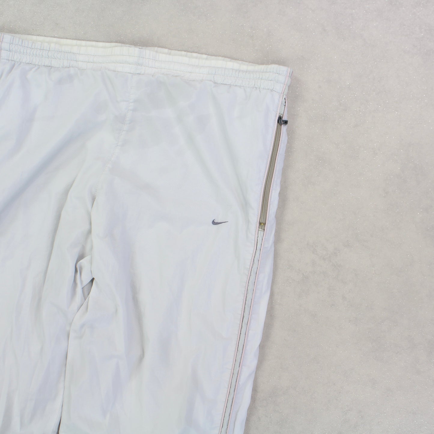 RARE 00s Nike Trackpants White - (M)