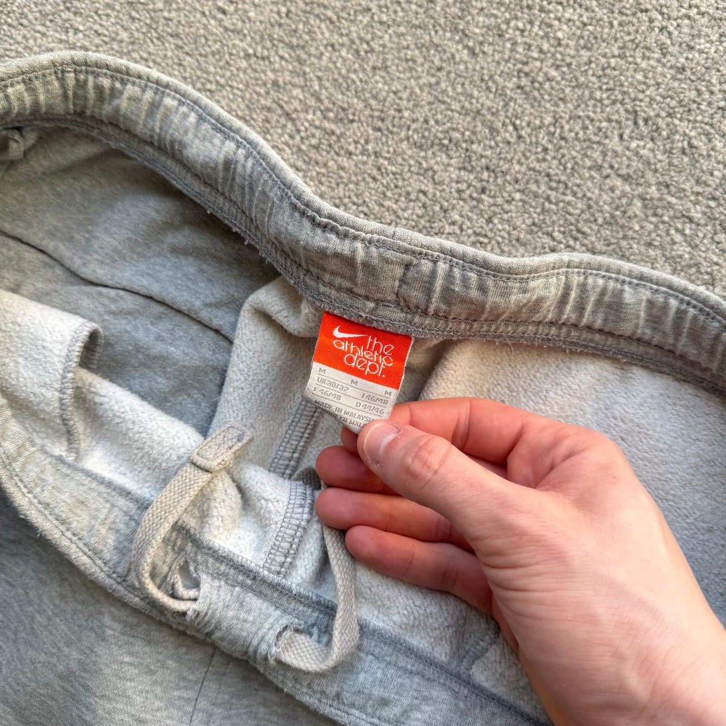 RARE 2000s Nike Joggers Grey - (M)