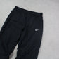 RARE 00s Nike Trackpants Black - (M)