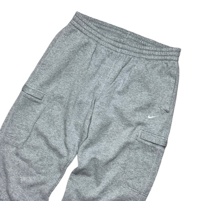 RARE 2000s Wide Leg Nike Joggers Grey - (L)