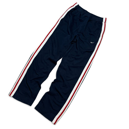RARE 2000s Wide Leg Nike Joggers Navy - (S)