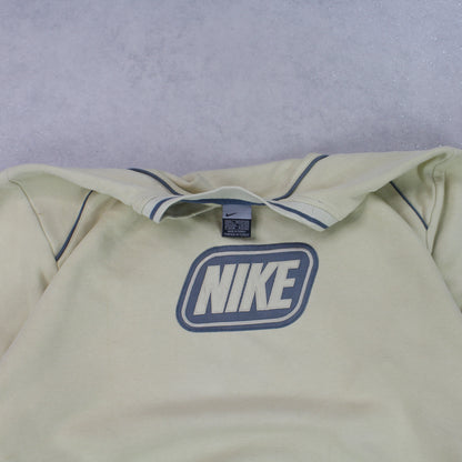 RARE 00s Nike Sweatshirt Yellow - (L)