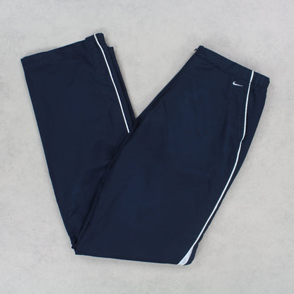 RARE Vintage 00s Nike Trackpants Navy - (S)