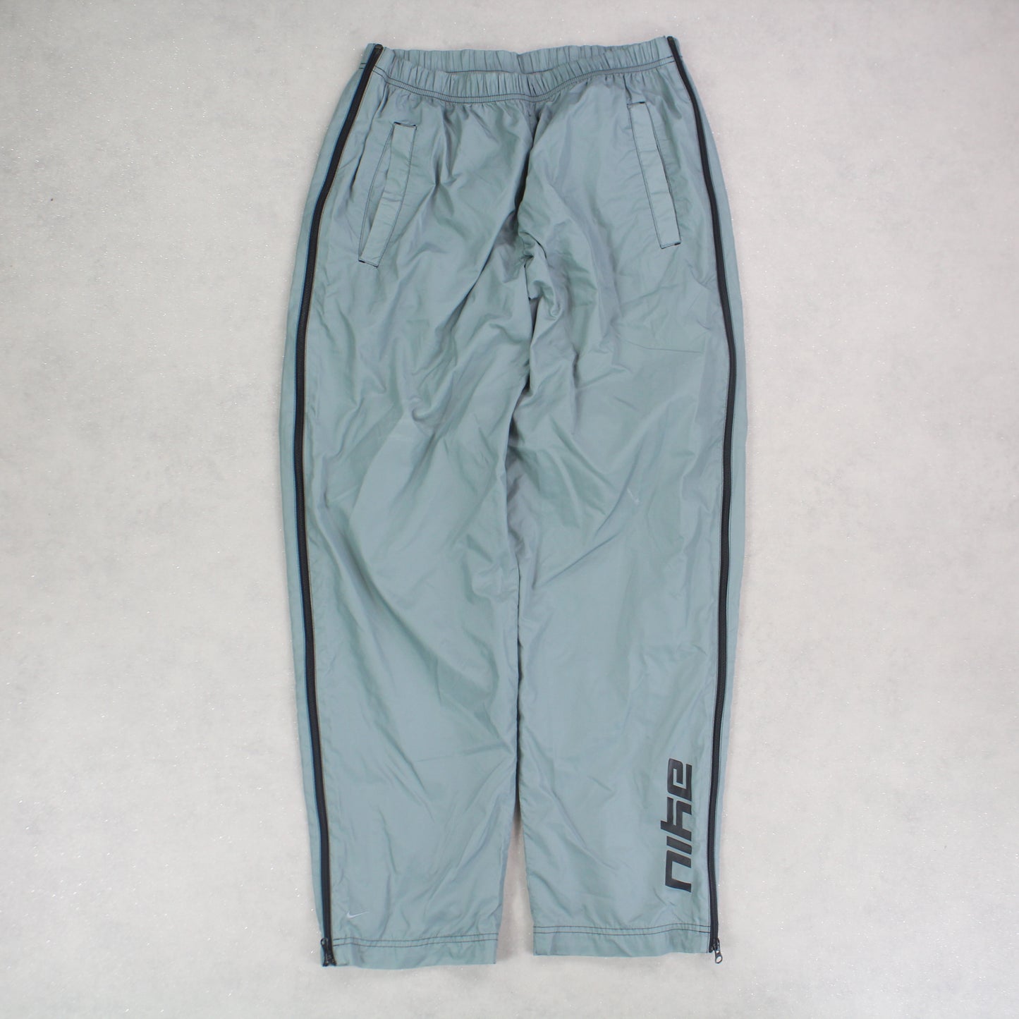 RARE 00s Nike Trackpants Blue - (L)