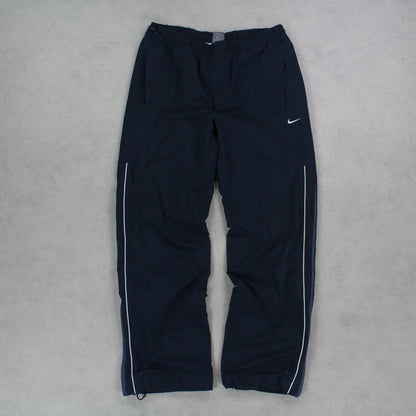 RARE 00s Nike Trackpants Navy - (M)