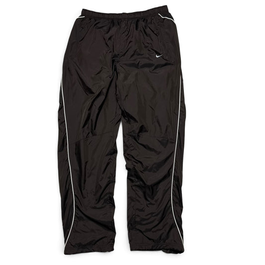 SUPER RARE 2000s Nike Trackpants Brown - (L)