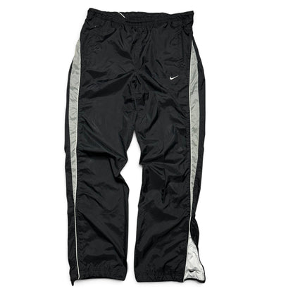 SUPER RARE 2000s Nike Trackpants Black - (M)