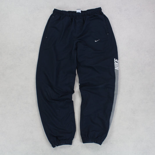 RARE 00s Nike Trackpants Navy - (M)