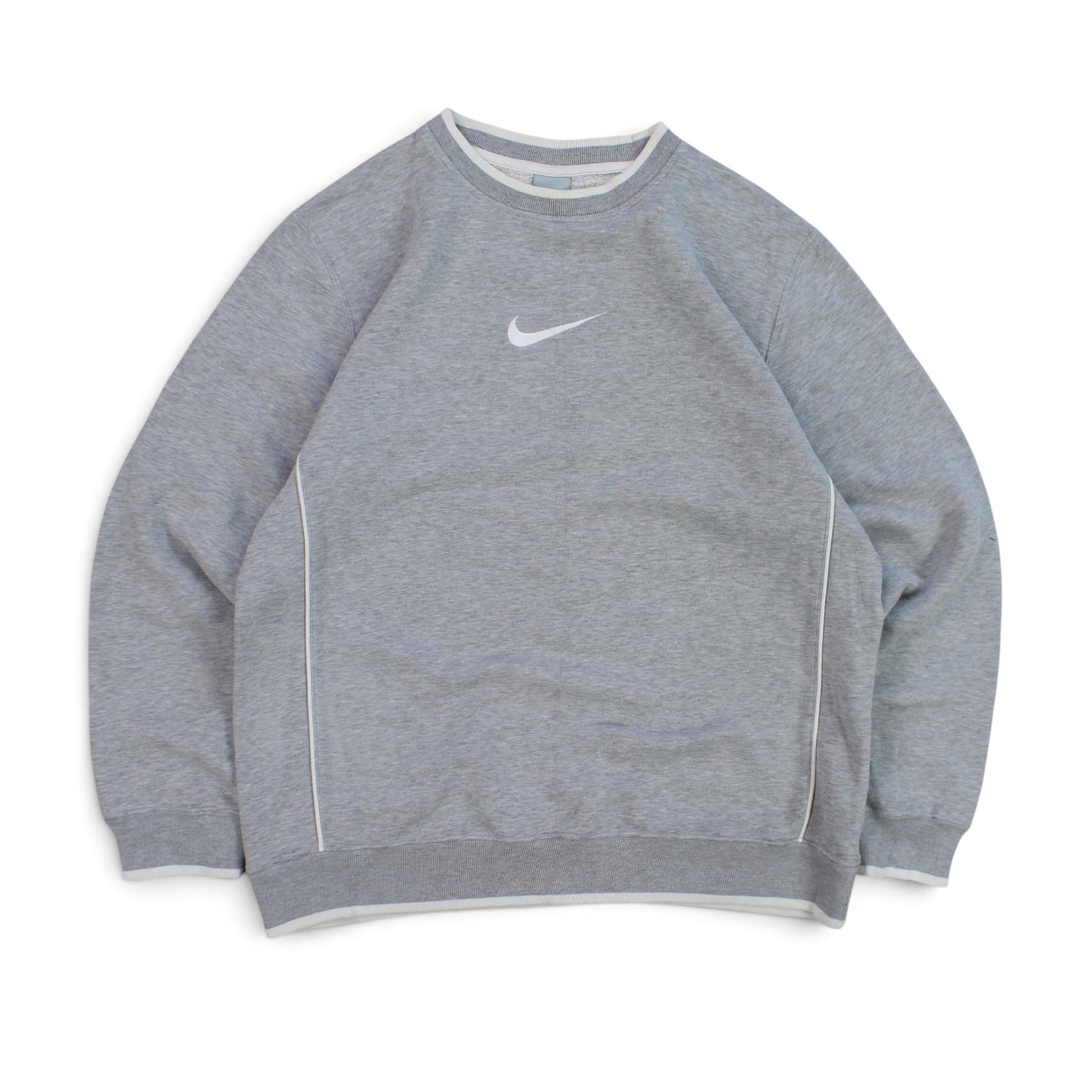 RARE 2000s Nike Sweatshirt Grey - (S)