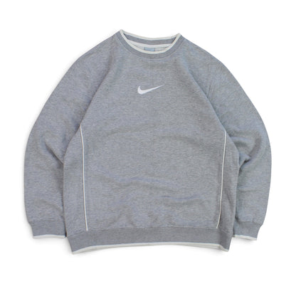 RARE 2000s Nike Sweatshirt Grey - (S)