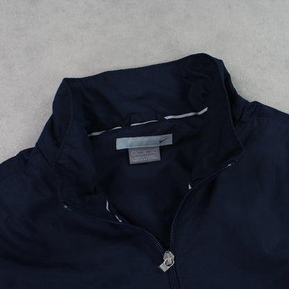 RARE 00s Nike Track Jacket Navy - (L)